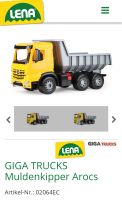 LENA Giga Trucks Spielzeug-LKW Muldenkipper Hessen - Ginsheim-Gustavsburg Vorschau