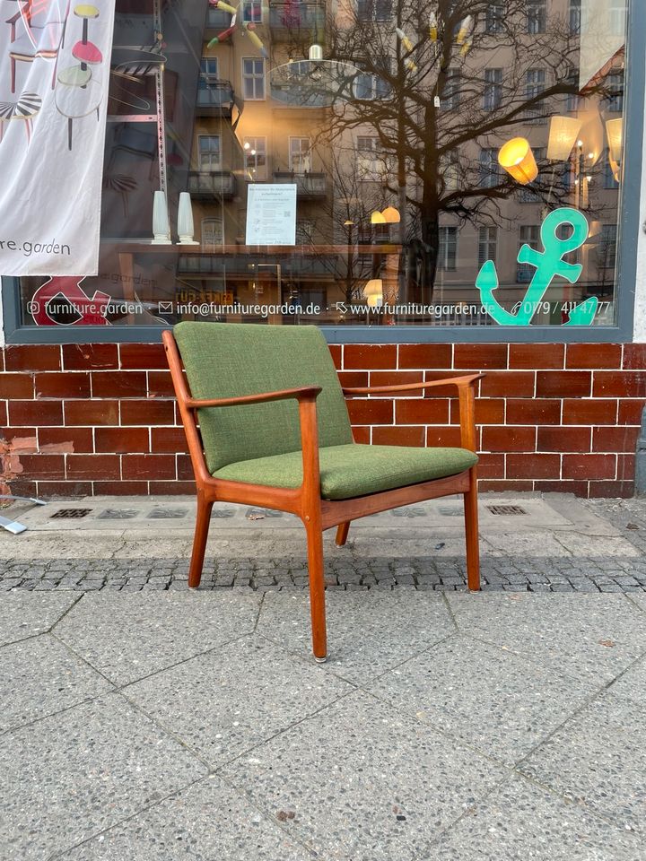 ◤ Ole Wanscher Lounge Chair pj 112 Dänisch Design Danish Teakholz Teak Vintage Stuhl 50er 60er 70er Cado France son mid Century Retro Holz massiv in Berlin