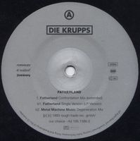 Die Krupps - Fatherland (12" Vinyl Maxi, Schallplatte, LP) Mecklenburg-Vorpommern - Greifswald Vorschau