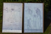 2 St. gr. Bilderrahmen verglast mit Motiven v. Leonardo Da Vinci Mecklenburg-Vorpommern - Kemnitz Vorschau