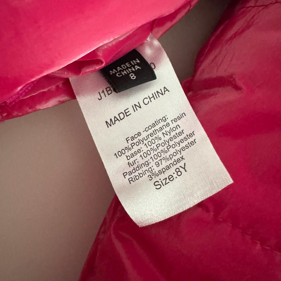 Guess Plüschjacke Bomberjacke pink Leopard Mädchen Gr 128 in Schwaikheim