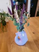 Fisch Vase, lila/fliederfarben, inkl. Trockenblumen Bayern - Ansbach Vorschau