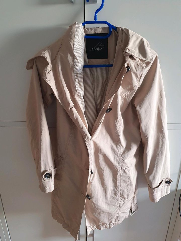 Bonita Trenchcoat Mantel Gr 38 Creme beige in Köthen (Anhalt)