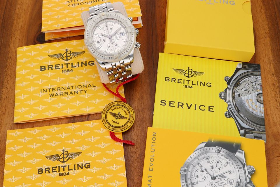 Breitling Chronomat Evolution A13356 DE Fullset Vollrev. Juli2023 in Wangen im Allgäu