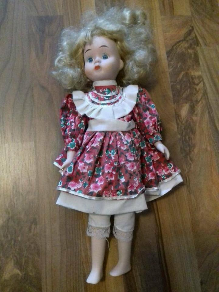 Sammlerpuppe Porzellan Sammler Puppe Porzellanpuppe ca. 40 cm in Gochsheim