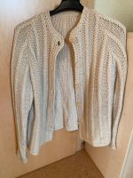 Retro Strickjacke 60er weiß Creme Hessen - Wetzlar Vorschau