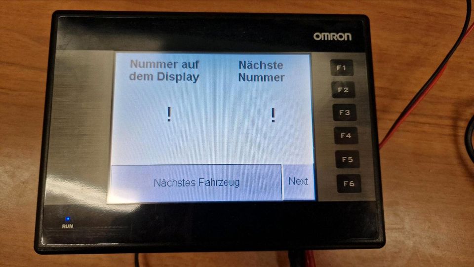 Omron NQ5-SQ000-B CP1L-M60DT1-D Operator Panel in Windeck