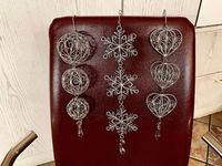 3 x Tannenbaumschmuck silber Hänger Weihnachtsdeko Metall Design Nordrhein-Westfalen - Kaarst Vorschau