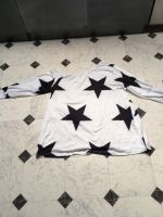 Shirt Sterne asymetrisch schulterfrei weiß Größe 3 XL Saarland - Schwalbach Vorschau