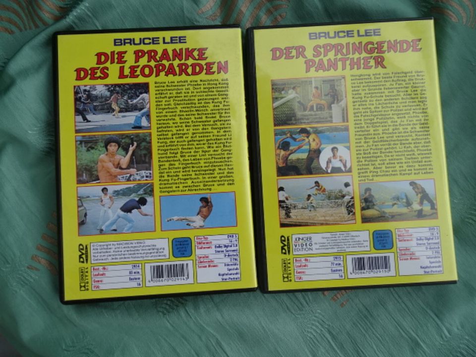 2x DVD, Bruce Lee,1970er Jahren Karate Kungfu JKD Action in Steinwenden