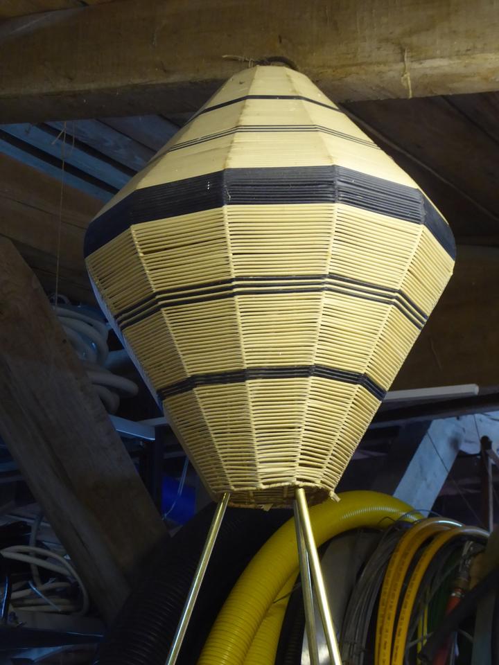 Tripod Stehlampe aus den 1950er Jahren. tolles Licht, sehr selten in Greifswald