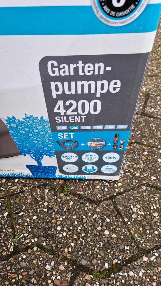GARDENA 4200 Silent Gartenpumpen-Set 4200 l/h 39m neu in Köln