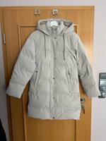 Zara Winterjacke Jacke Mantel lang 34 XS beige Hessen - Nidda Vorschau