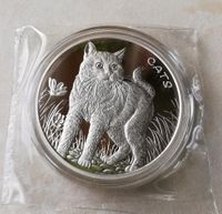 50 Cent Silbermünze Fiji Cats 2021 1oz *0VP* Sachsen-Anhalt - Blankenburg (Harz) Vorschau