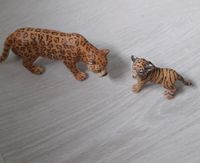 Leopard groß mit kleinem Tiger von Schleich Hessen - Angelburg Vorschau