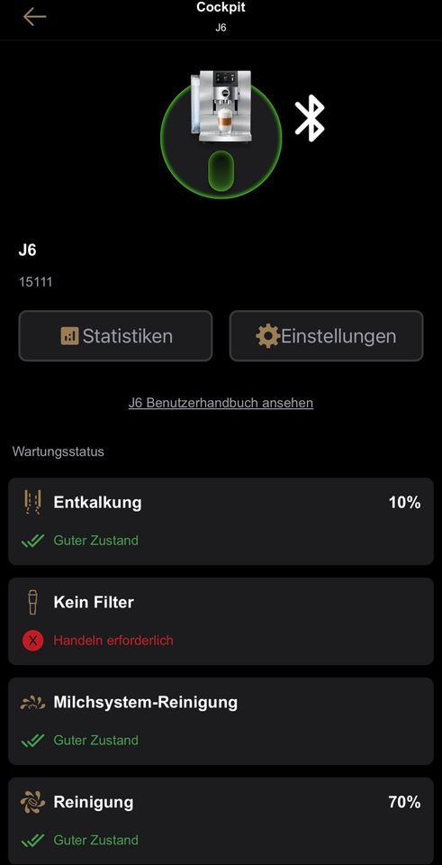 Jura J6 Silber von Juli 2020 Preissenkung jetzt final 499,-€ in Bergisch Gladbach