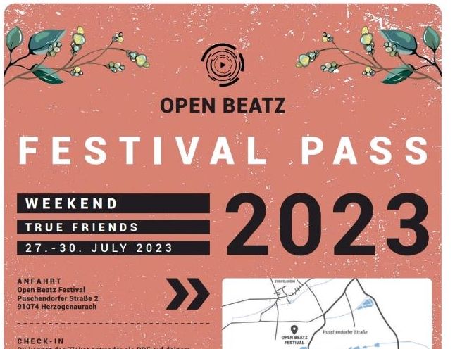 Open Beatz Weekend Ticket inkl Camping in Erlangen
