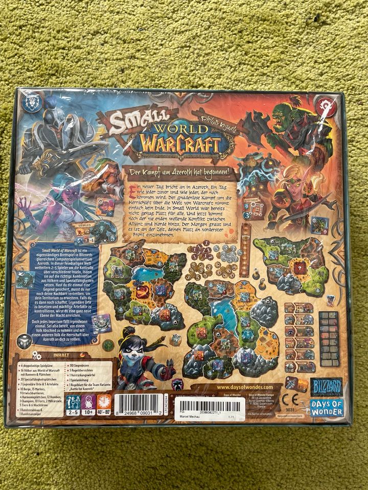 Small World of Warcraft Brettspiel neu in Folie in Jever