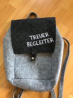 Filzrucksack „Treuer Begleiter“, grau Nordrhein-Westfalen - Radevormwald Vorschau