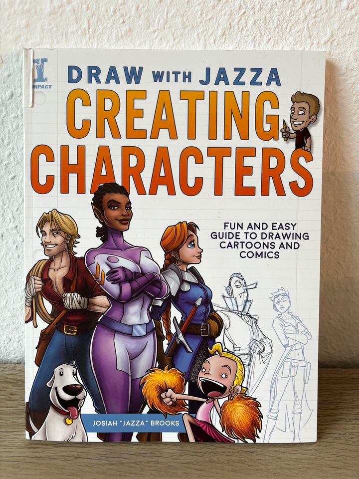 Draw with Jazza Creating Characters Lehrbuch fürs Zeichnen lernen in Halberstadt