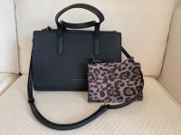 Handtasche neu, unbenutzt schwarz + Zusatztasche im Leopardenlook München - Pasing-Obermenzing Vorschau