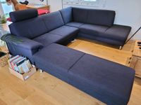 Sofa Couch L Form Ecksofa E. Schillig dunkelblau Baden-Württemberg - Bad Krozingen Vorschau