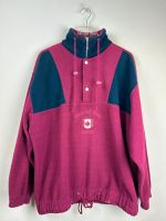 Vintage Fleece Half-Zip Sweater -Retro Pulli-Oldschool - Gr. L-XL Niedersachsen - Neuenhaus Vorschau