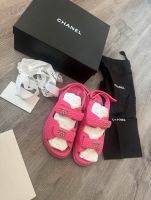 Chanel Dad Sandalen Pink Hessen - Michelstadt Vorschau