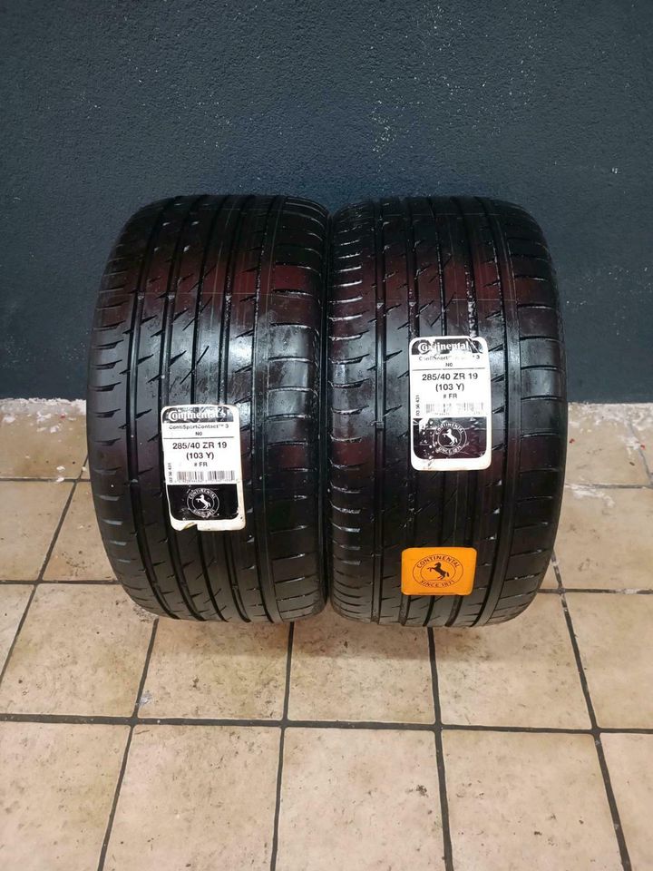 2x Sommerreifen Continental 285/40 R19 103Y Unbenutzt!! in Marbach am Neckar