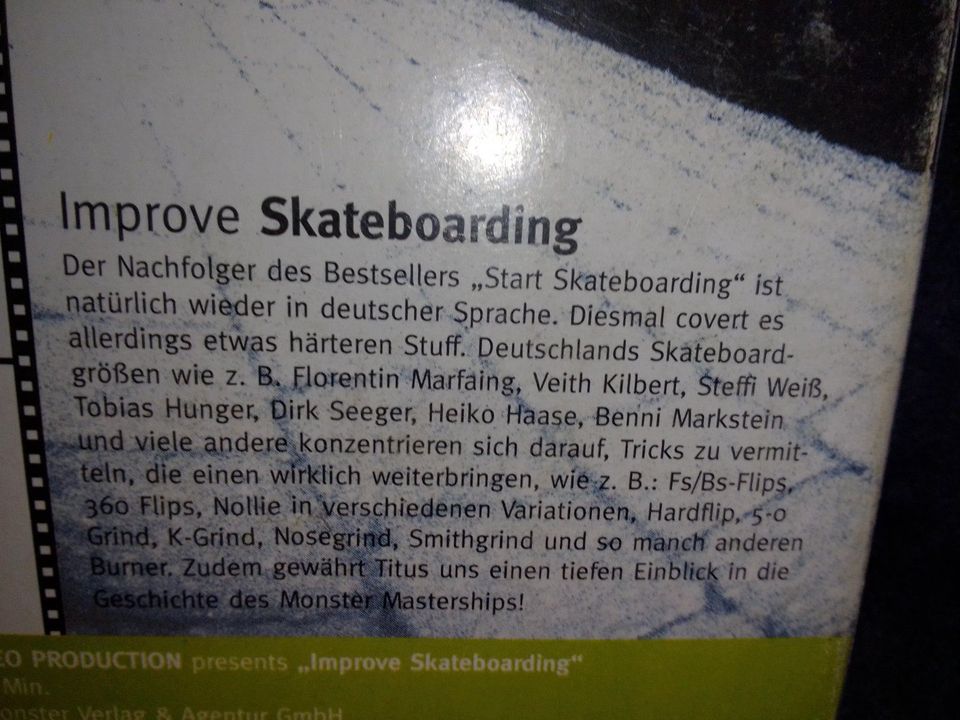 SKATEBOARDING - 1. LEHRVIDEO IN DEUTSCHER SPRACHE - TEIL 1 UND 2 in Neuburg (Nordwestmecklenburg)