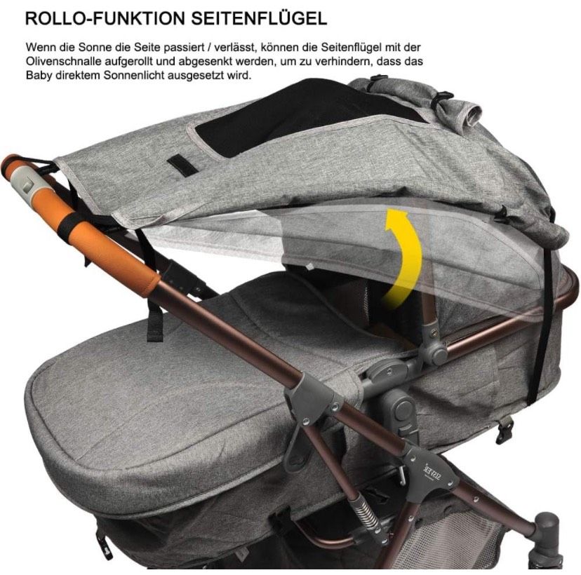 Hartan Kinderwagen Bellybutton VIP inkl. Adapter für Maxi Cosi in Brehna