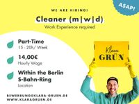 Cleaner (m|f|d) wanted • Part-time • early shift • starting asap Berlin - Mitte Vorschau