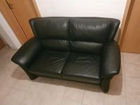 2er Echt-Leder Sofa, schwarz Niedersachsen - Nienhagen Vorschau