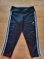 3/4 Leggings, Adidas, Größe 34/36, schwarz mit weißen Streifen Bayern - Langquaid Vorschau