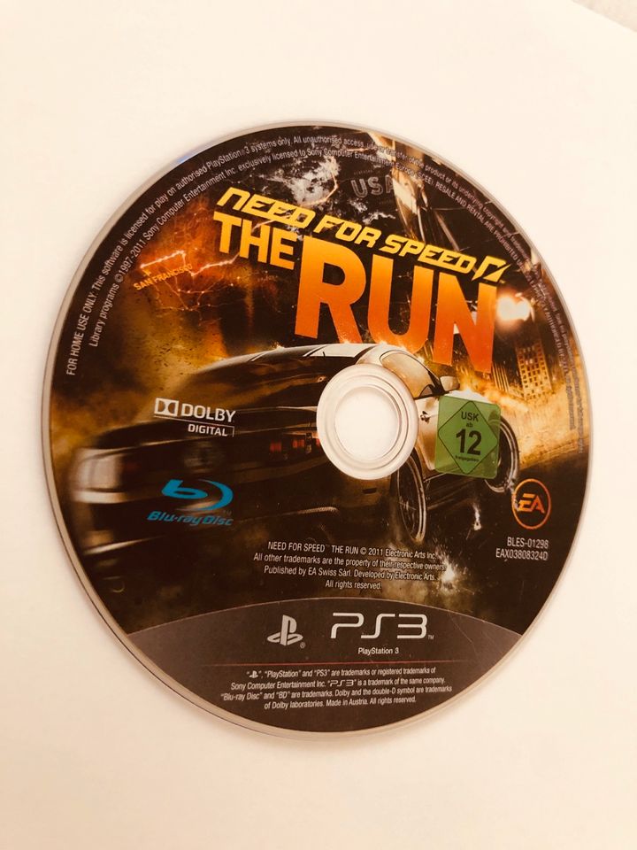 Need for Speed: The Run ps3 Spiel in Lochhausen