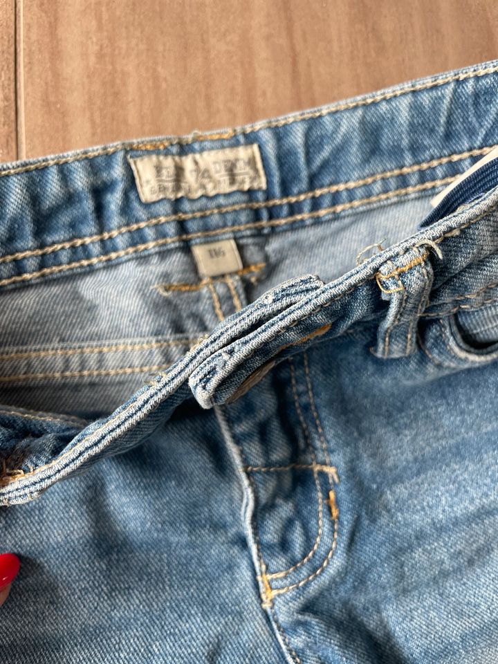 Hosen Shorts Jeans 116 Zara H&M grau blau in Gera