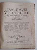 Praktische Violinschule von Christian Heinrich Hohmann von 1891 Sachsen-Anhalt - Brehna Vorschau