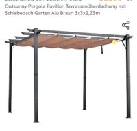 Pergola-Terassenüberdachung mit Schiebedach, 3x3,neu Köln - Rodenkirchen Vorschau