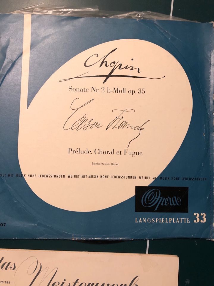 LP Langspielplatten Chopin in Sandhausen