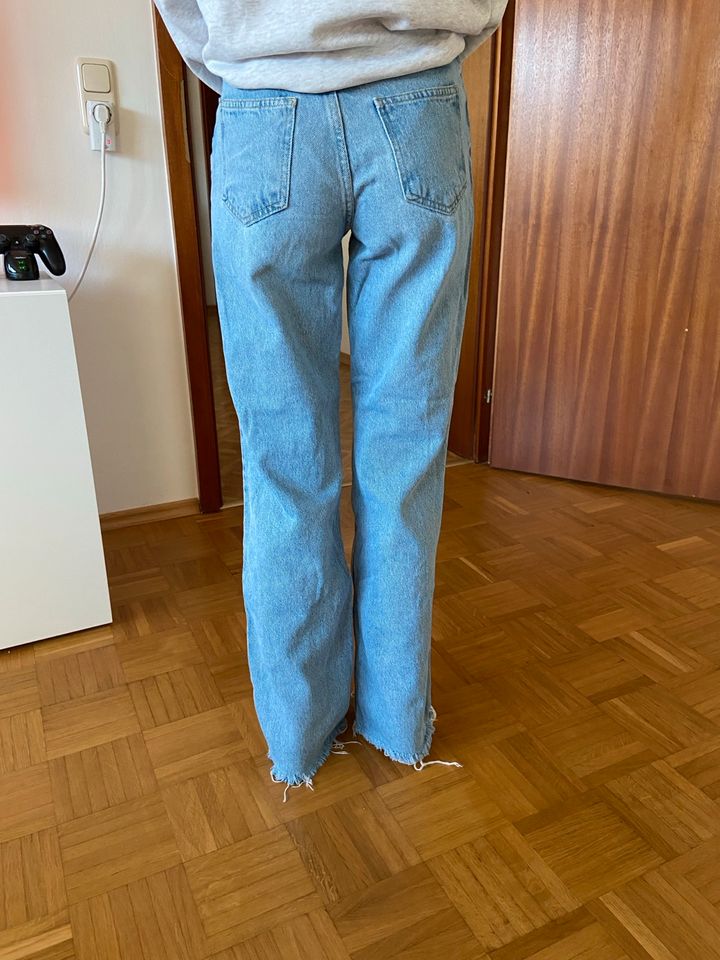 Trendyol jeans Hose wide 32 xxs in Hirschau