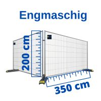 Paket: 40 x Bauzaun Engmaschig mit Füßen & Schellen (138m) Niedersachsen - Lengede Vorschau