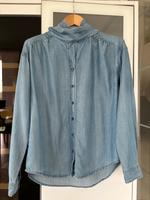 Closed⭐️ Bluse zum Binden Schluppenbluse Jeans Größe L neu unge Nordrhein-Westfalen - Versmold Vorschau