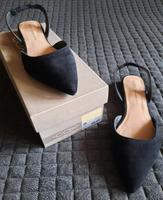 COX Sandale Slingpumps 39 schwarz neu Görtz Leder wildleder Hannover - Mitte Vorschau