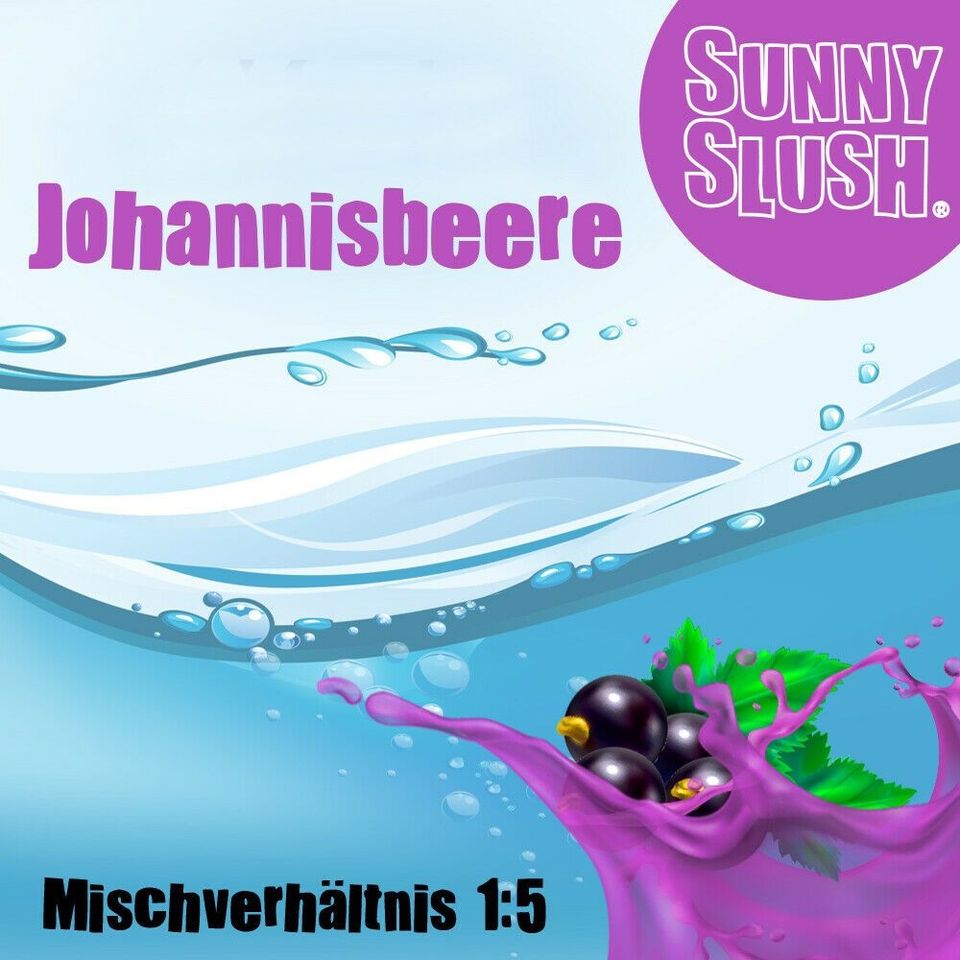 Slush Eis Sirup - Johannis Beere | 5 Liter | SunnySlush in Steinfurt