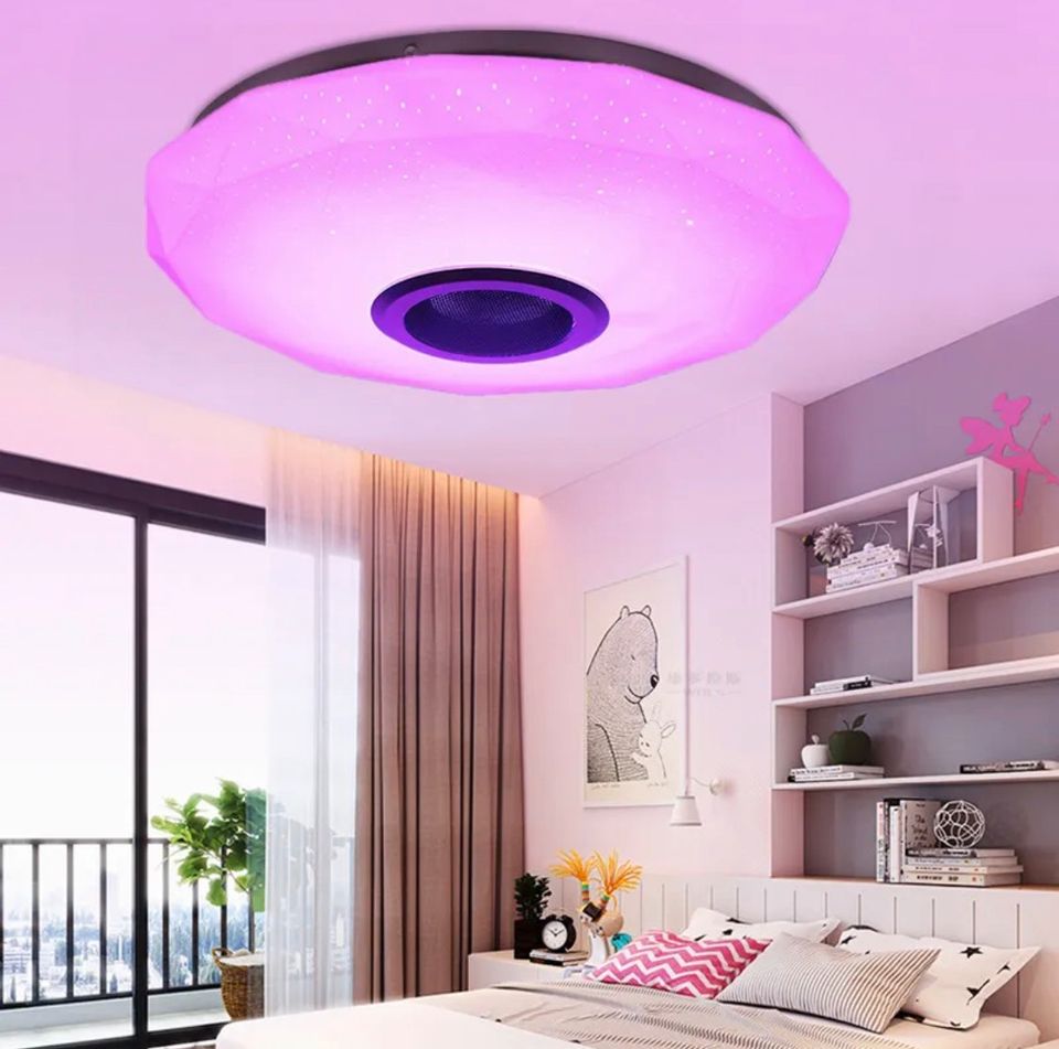 200W LED RGB Deckenleuchte Lampe Fernbedienung Bluetooth App in Bebra