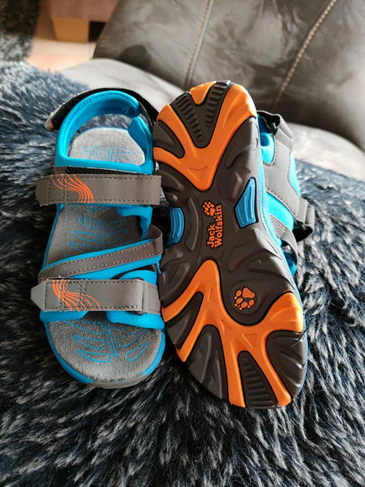 Sandalen Jack wolfskin gr. 36 neu  Türkis Orange in Niederzier