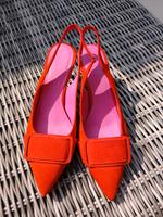 neuwertige Kennel und Schmenger Pumps Gr.37 rot Slingpumps Nordrhein-Westfalen - Werl Vorschau