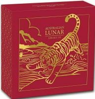 Lunar 3 - Jahr des Tiger- 1/10 Oz Gold Proof 2022 + Box + Zerti Hamburg - Altona Vorschau