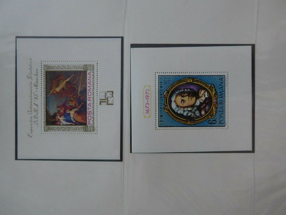 Rumänien Briefmarken Blöcke in Datteln
