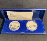 Silber Medallien Set * Fußball WM 1982 Spanien * 2 Münzen Nordrhein-Westfalen - Dinslaken Vorschau